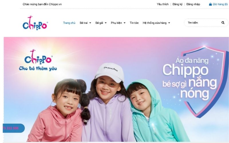 Trang web bán hàng sỉ Chippo.vn
