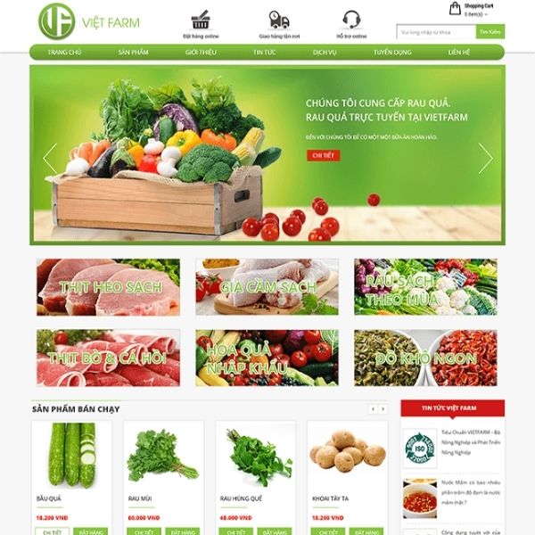 Xây dựng trang Fanpage bán thực phẩm sạch online trên Facebook